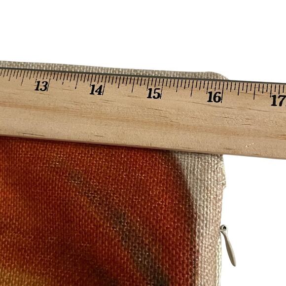 Set of 2 Throw Pillow Covers 16x16 Halloween Pumpkin & Abstract Candy Cactus - Picture 7 of 7